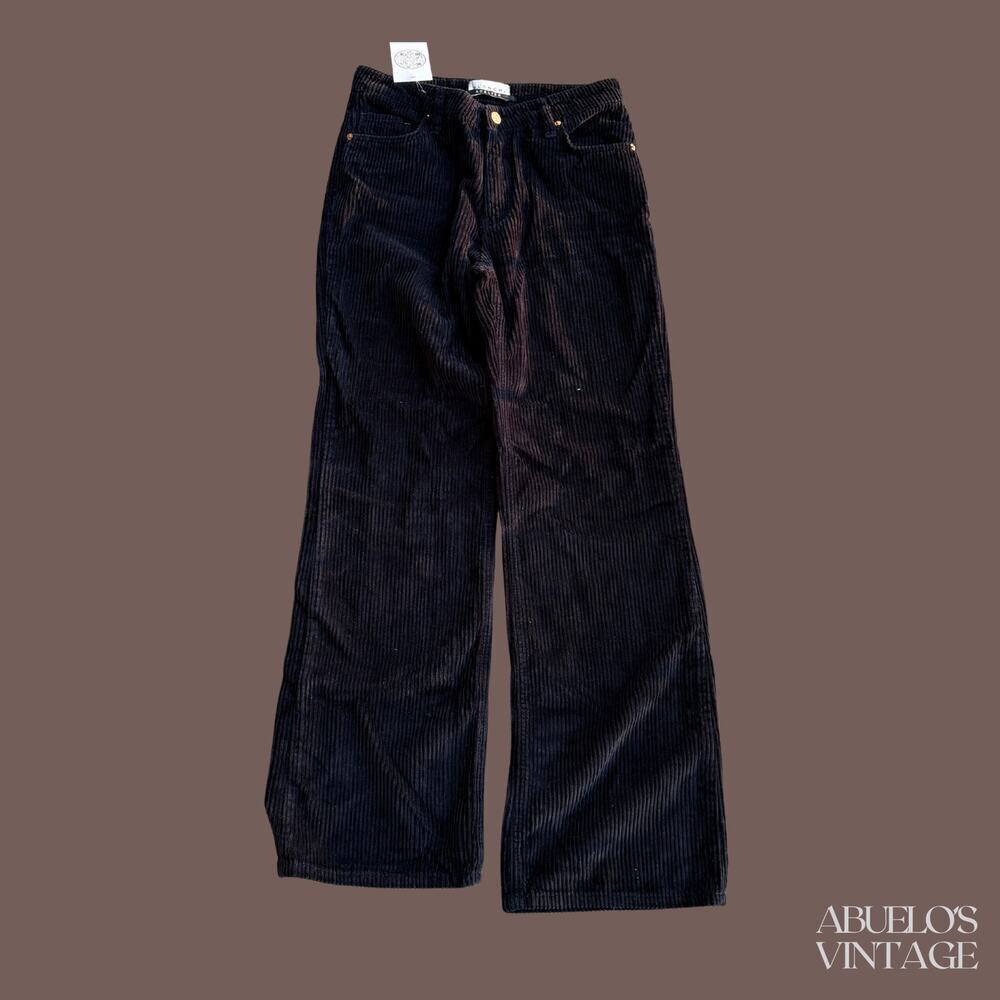 Blanche Atelier Corduroy Pants | Black | Size S | Vintage